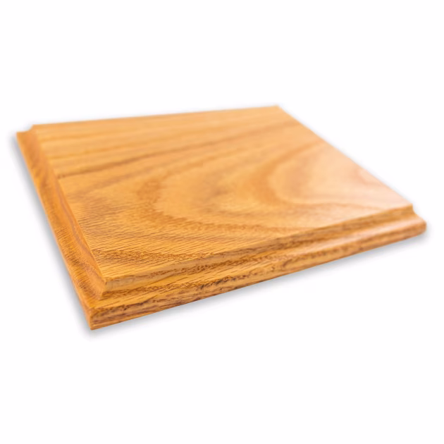 Solid Oak Name Plate